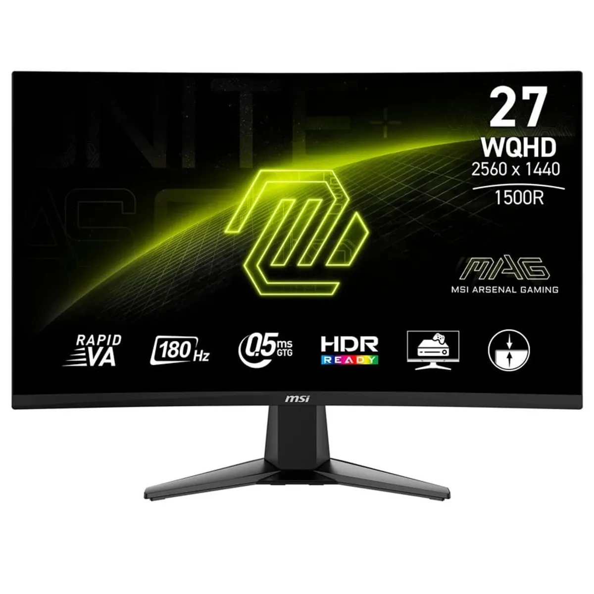 MSI - MONITOR MSI MAG 27CQ6F CURVO 2k 27″180HZ 05MS