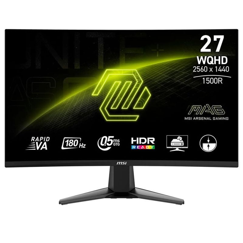 MSI - MONITOR MSI MAG 27CQ6F CURVO 2k 27″180HZ 05MS