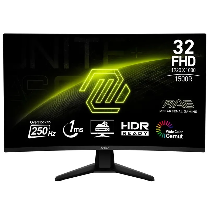 MSI - Monitor MSI MAG 32C6X 32 Curvo FHD 250Hz 1ms Adaptive-Sync HDMIDP