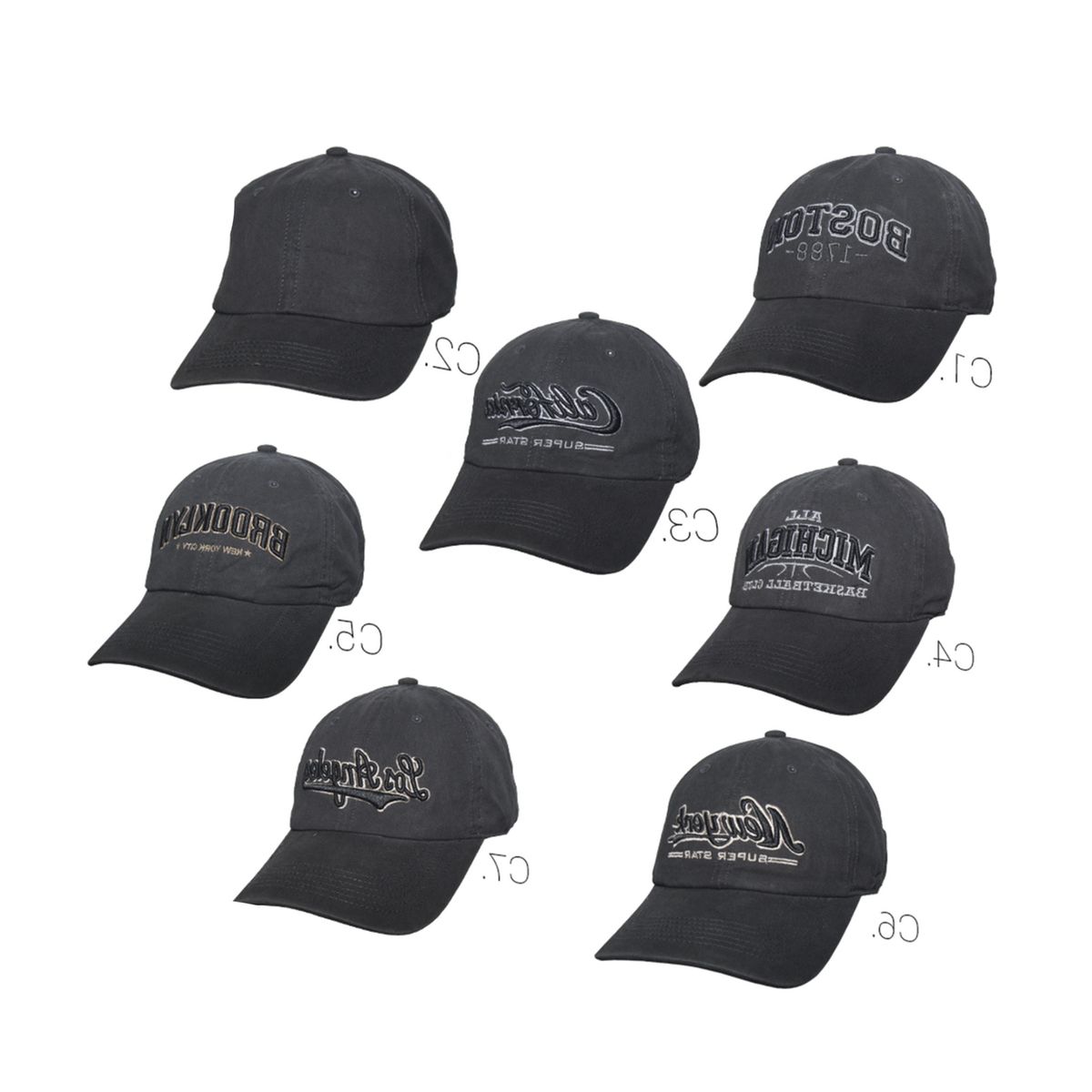 SUNTIME - GORRA PRELAVADA UNISEX 3PRS001 SUNTIME NEGRO SPORT 1030051