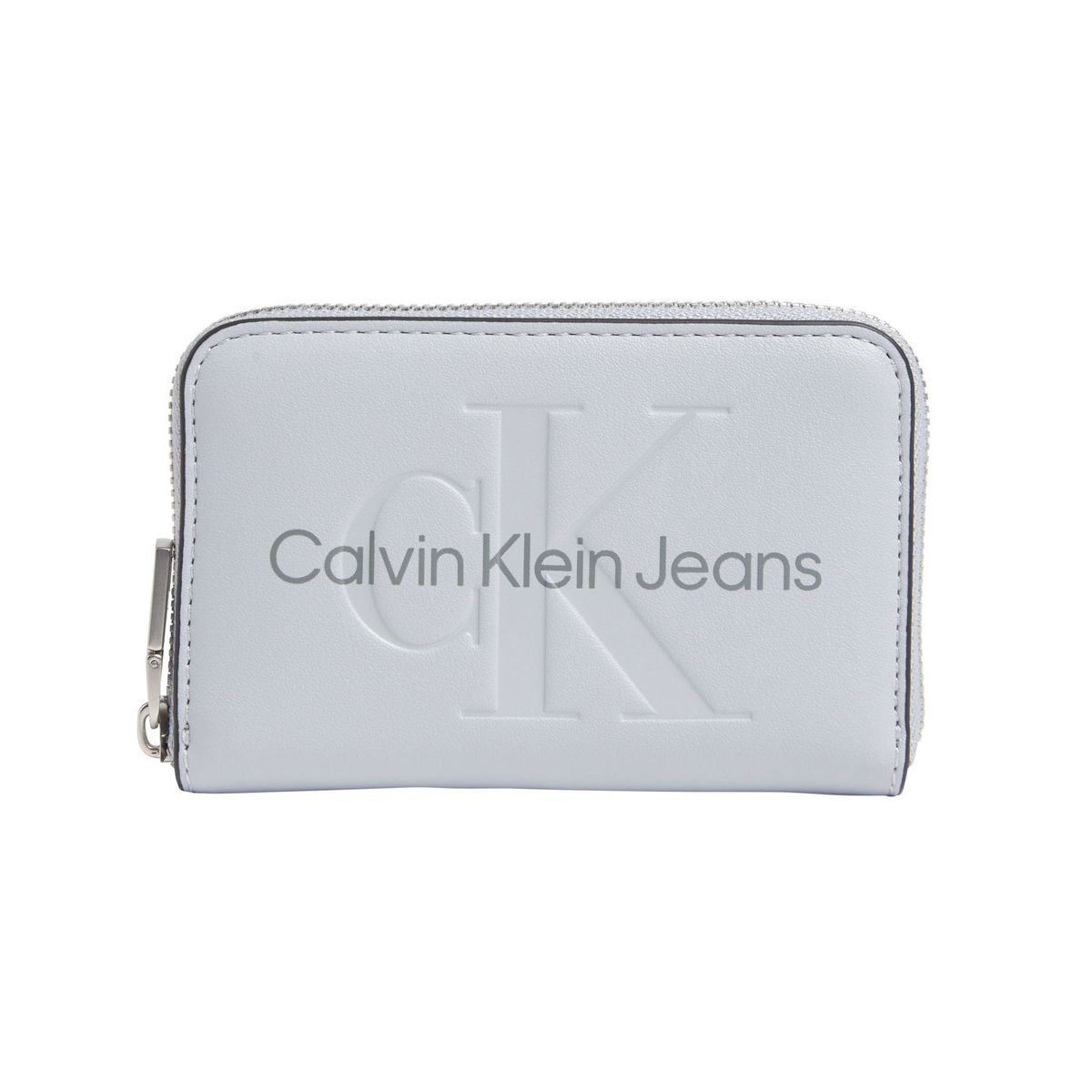 CALVIN KLEIN - BILLETERA SCULPTED MED ZIP AROUND MONO