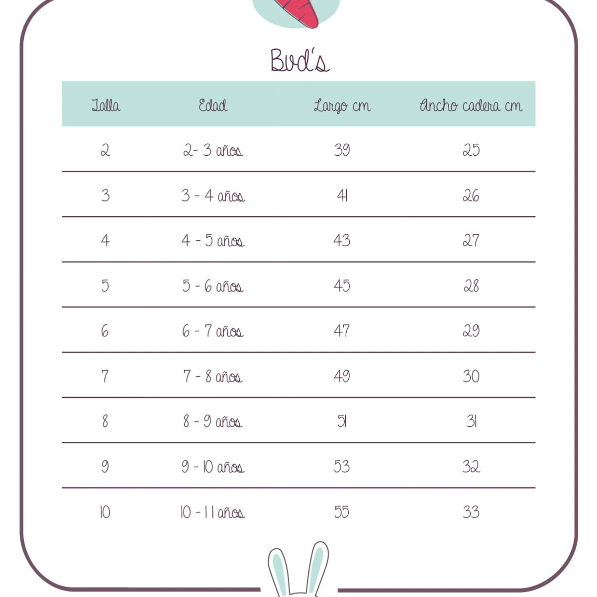 RED CARROT - Bvd unisex niño algodon color rojo