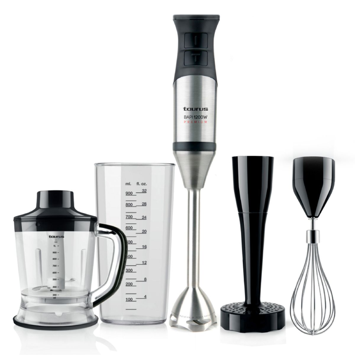 TAURUS - Batidora de Inmersión Bapi 1200 Premium Complete - TAURUS
