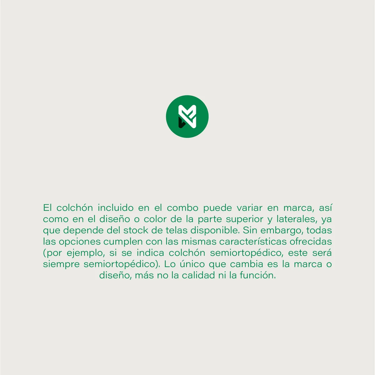 MUEBLES MACRUMO - COLCHON SEMI ORTOPEDICO 1.5 Plz (160 rs) + almohada + protect