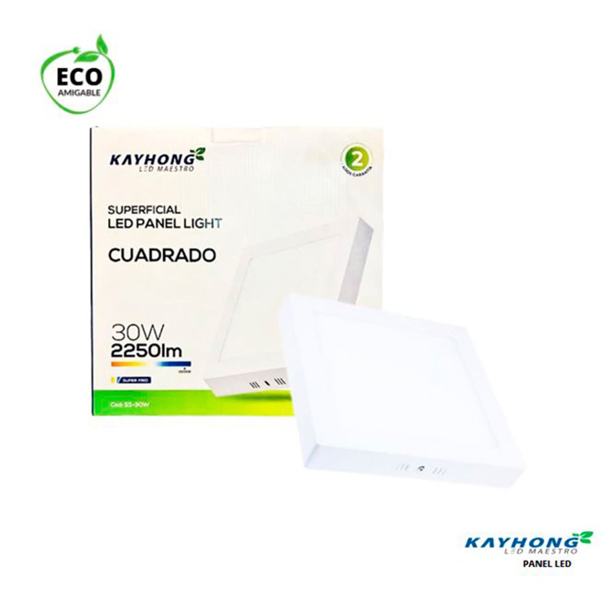 GENERICO - Panel Led Adosable 30W 2250Lm Luz Fría