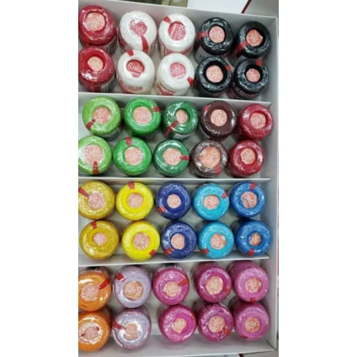 GENERICO - Caja X 40 Unidades De Hilo De Bordar Perle Colores Surtidos