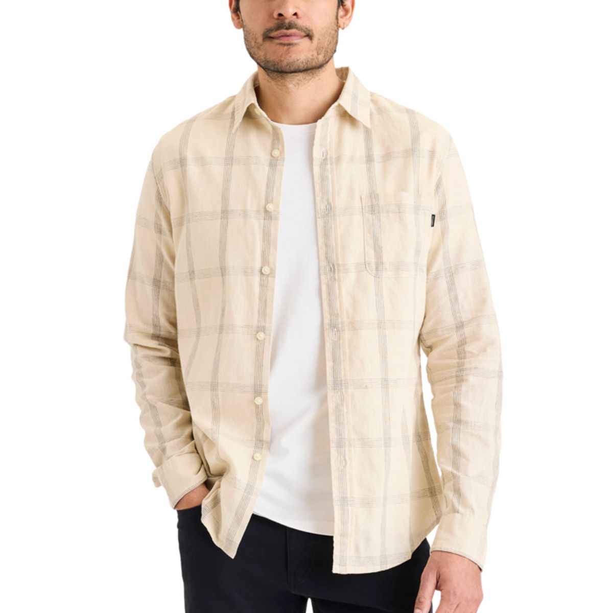 DOCKERS - Camisa Hombre Original Slim Fit Beige Dockers