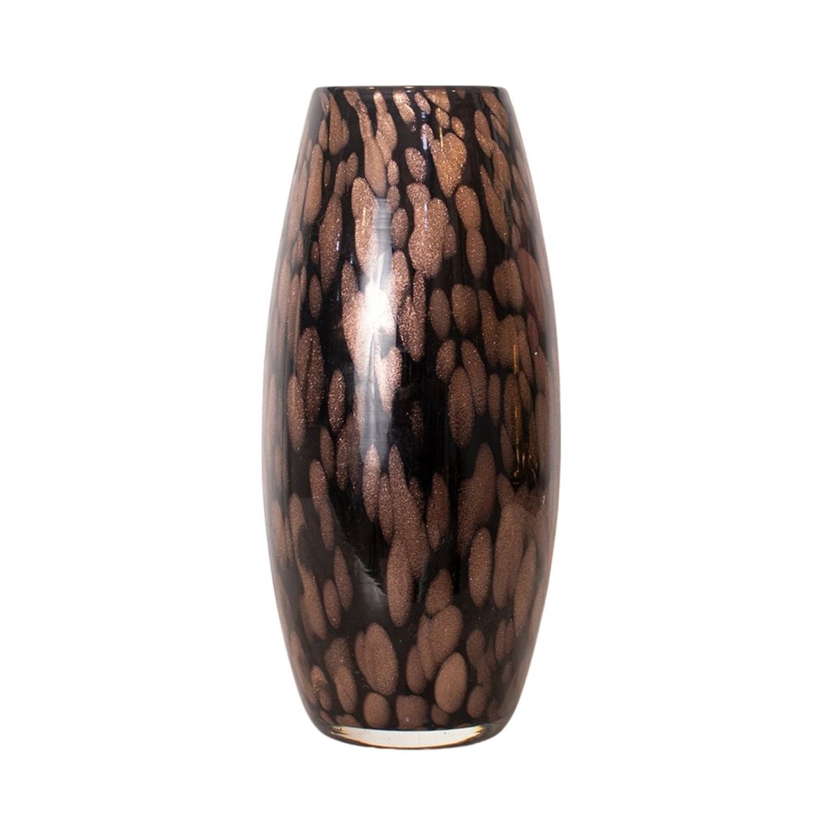 PANADECOR - Florero 26cm de Vidrio Estilo Murano Konceptos