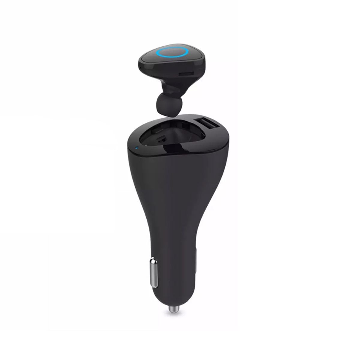 ROCK - Cargador de Carro y Auriculares Bluetooth Muca 2 en 1 - Rock