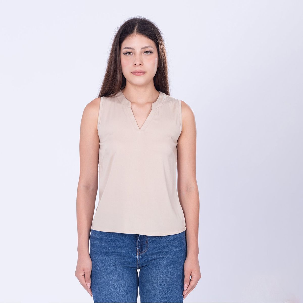 MOCALY - Blusa Sin Mangas Mujer