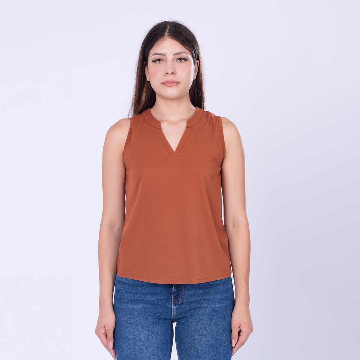 MOCALY - Blusa Sin Mangas Mujer
