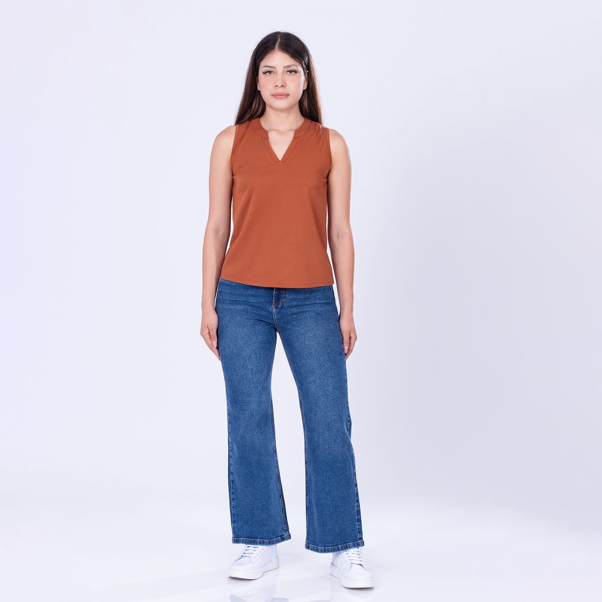 MOCALY - Blusa Sin Mangas Mujer