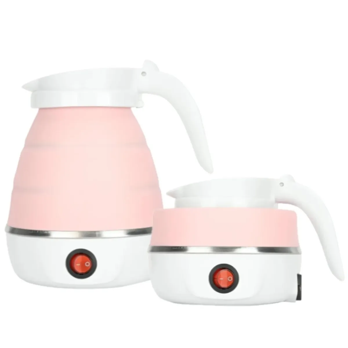 GENERICO - Hervidor De Agua Eléctrico Plegable De Silicona 600ml Color Aleatorio