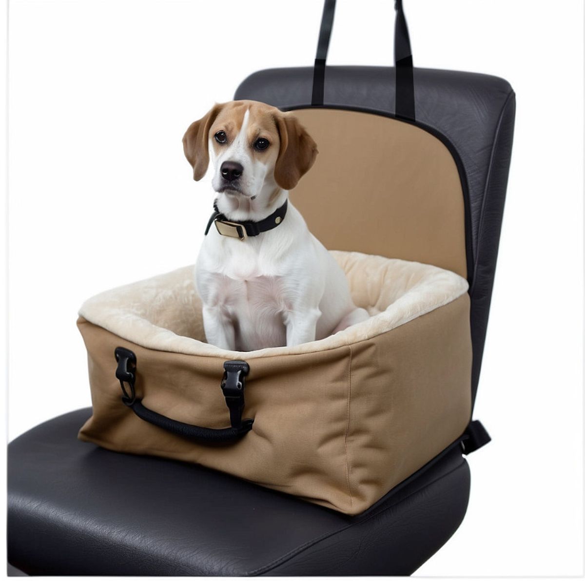 GENERICO - Asiento bolsa transporte auto plegable mascotas perros gato