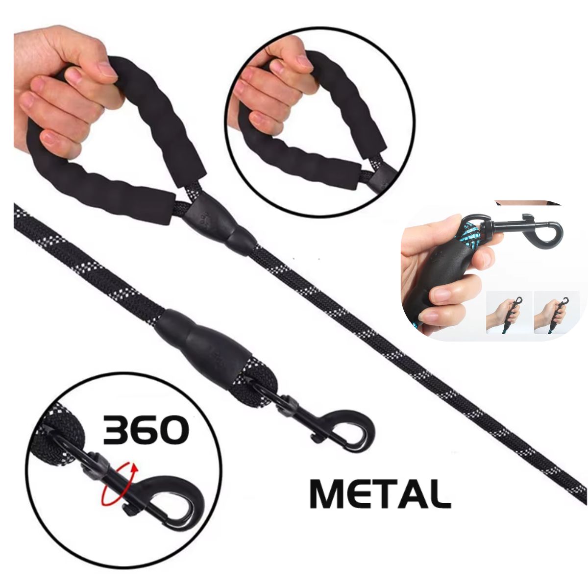 GENERICO - ARNÉS CON CORREA C-MANGO ACOLCHADO P-PERROS ROJO