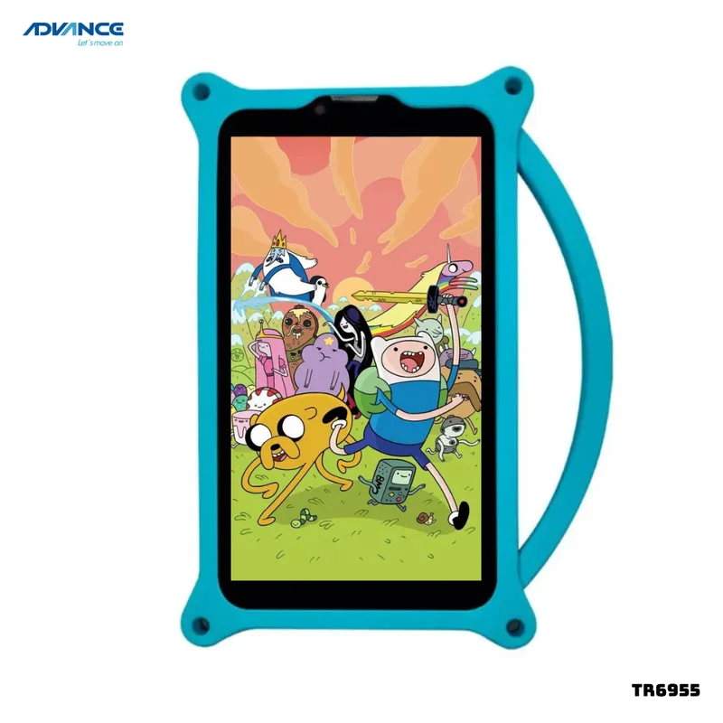ADVANCE - TABLET PARA NIÑOS ADVANCE PRIME 3G LTE 7 PULGADAS 2GB RAM 32GB ROM - TR6955 + CASE DINO AZUL