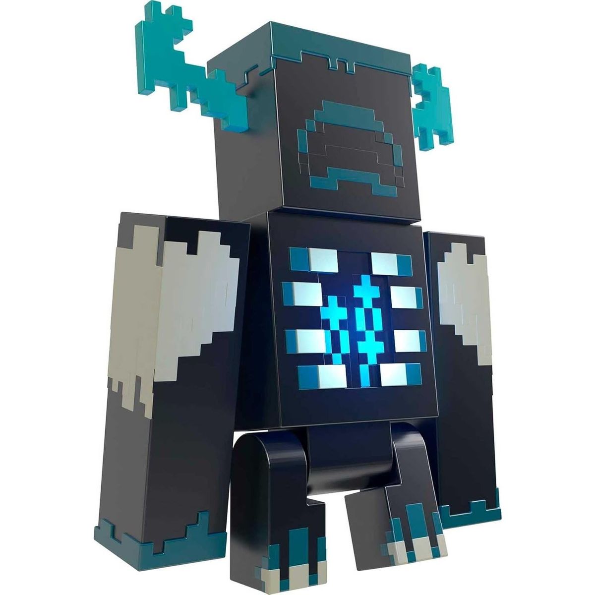 MINECRAFT - Minecraft Figura de Acción Warden con Luces y Sonidos