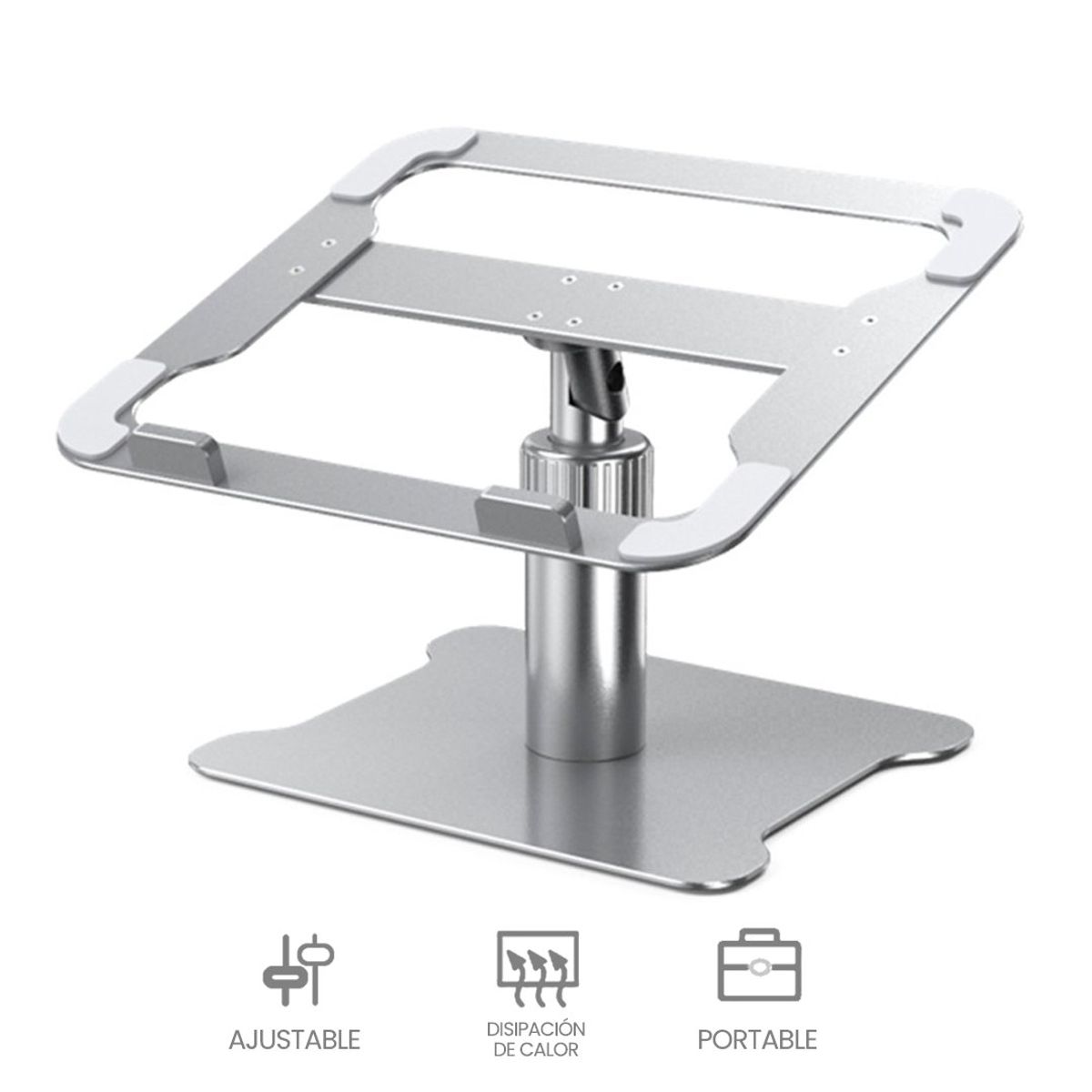 S&T - Soporte para Laptop Corporativos For Business Aluminio HF131 Silver