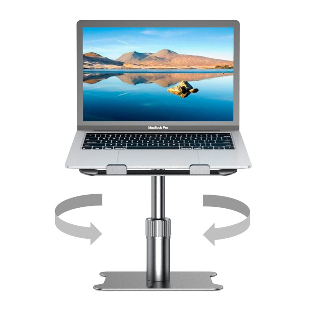 S&T - Soporte para Laptop Corporativos For Business Aluminio HF131 Silver