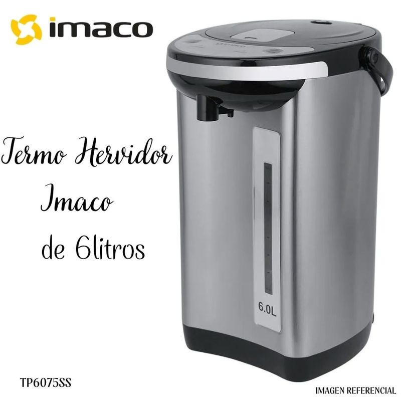 IMACO - Termo Dispensador 6L Imaco TP6075SS Acero Inoxidable