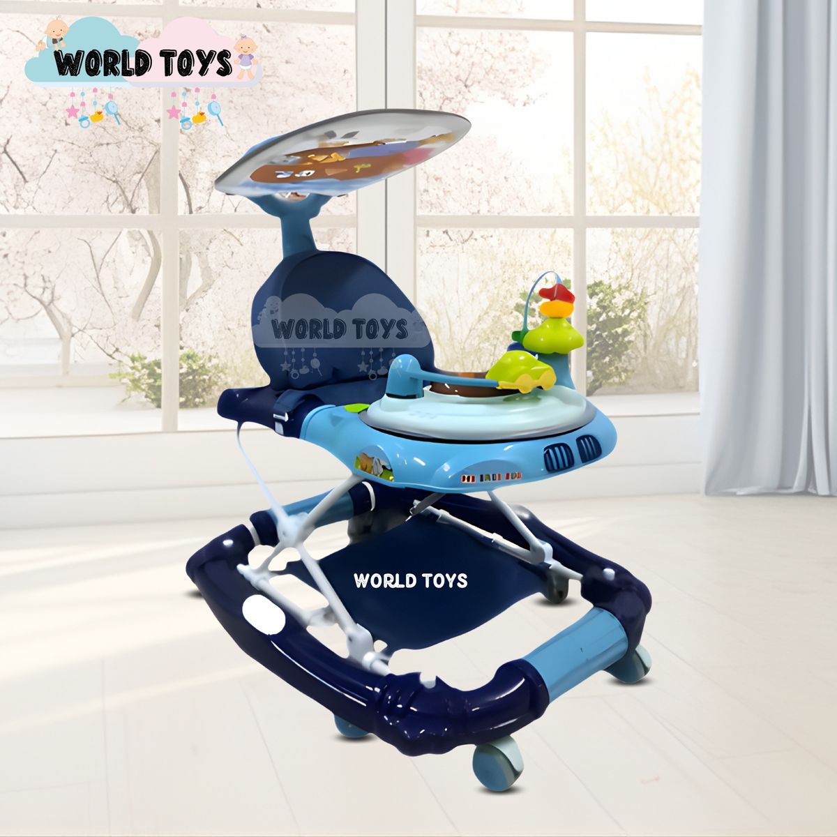 CONFORT - Andador con Tablero Musical «FIRST WALK» Blue