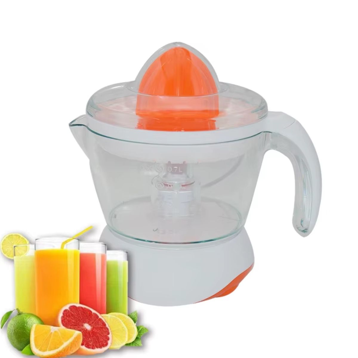 GENERICO - Exprimidor Eléctrico de Cítricos Portátil 700ml Color Aleatorio