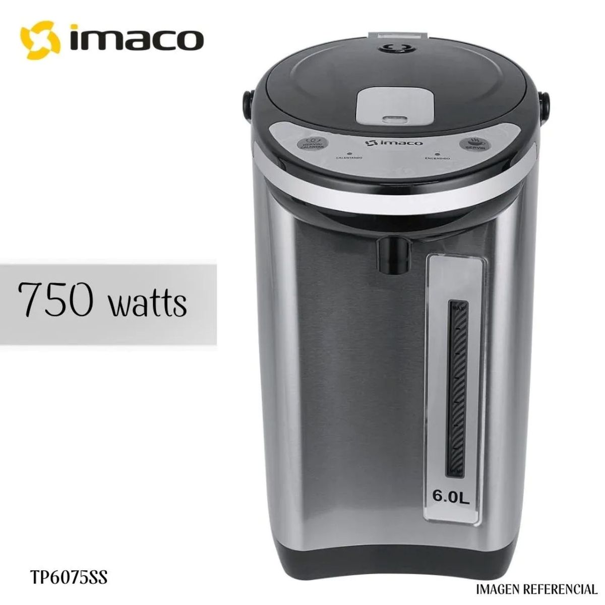 IMACO - Termo Hervidor Electrico Imaco de 6Lts - TP6075SS