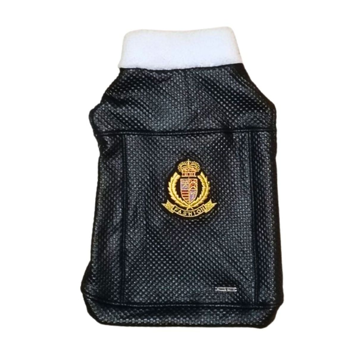 GENERICO - Chaleco MOTERO con Acolchado Para Mascotas TALLA 1 Negro