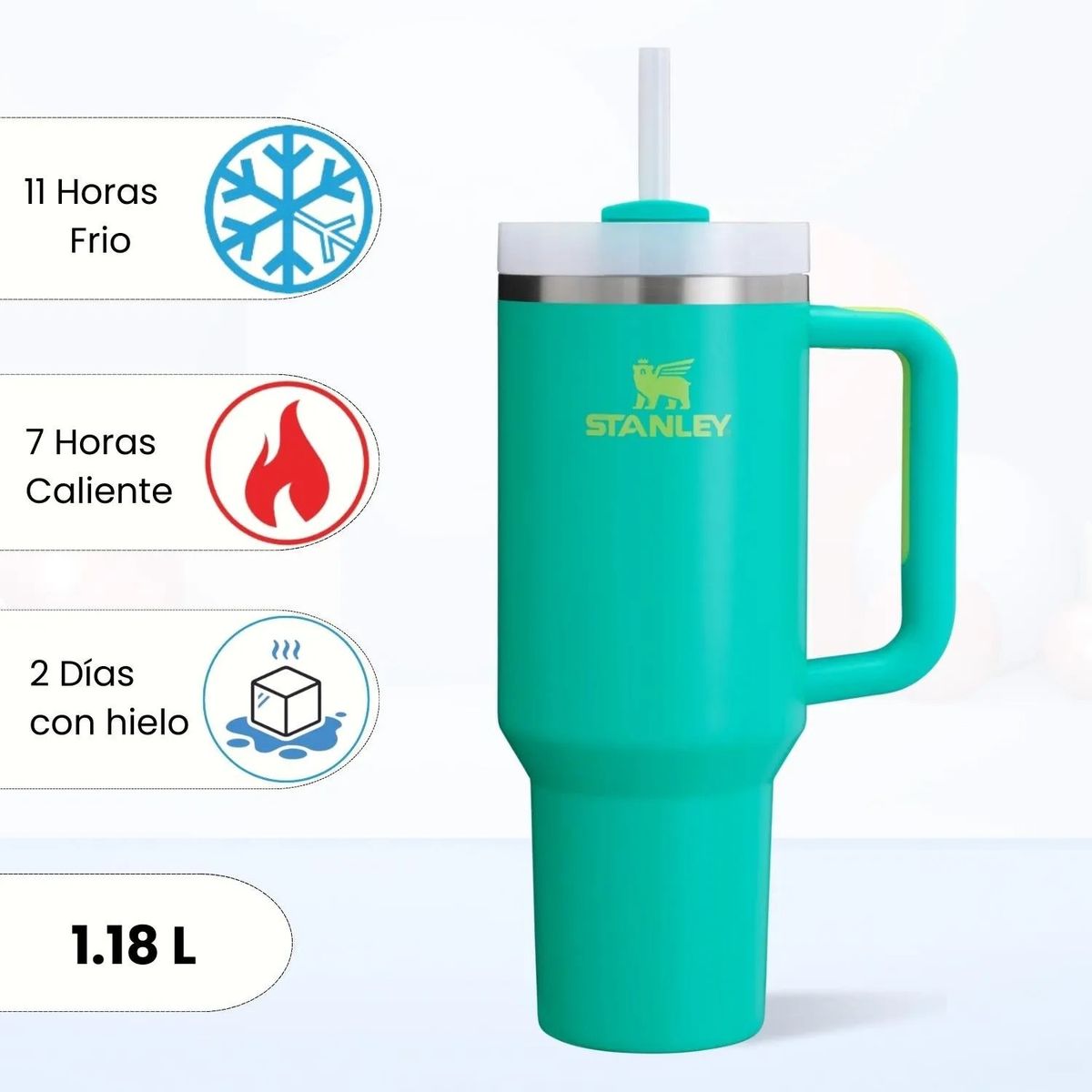 STANLEY - Termo Quencher H20 Adventure Tropical Teal Stanley 1.18 L