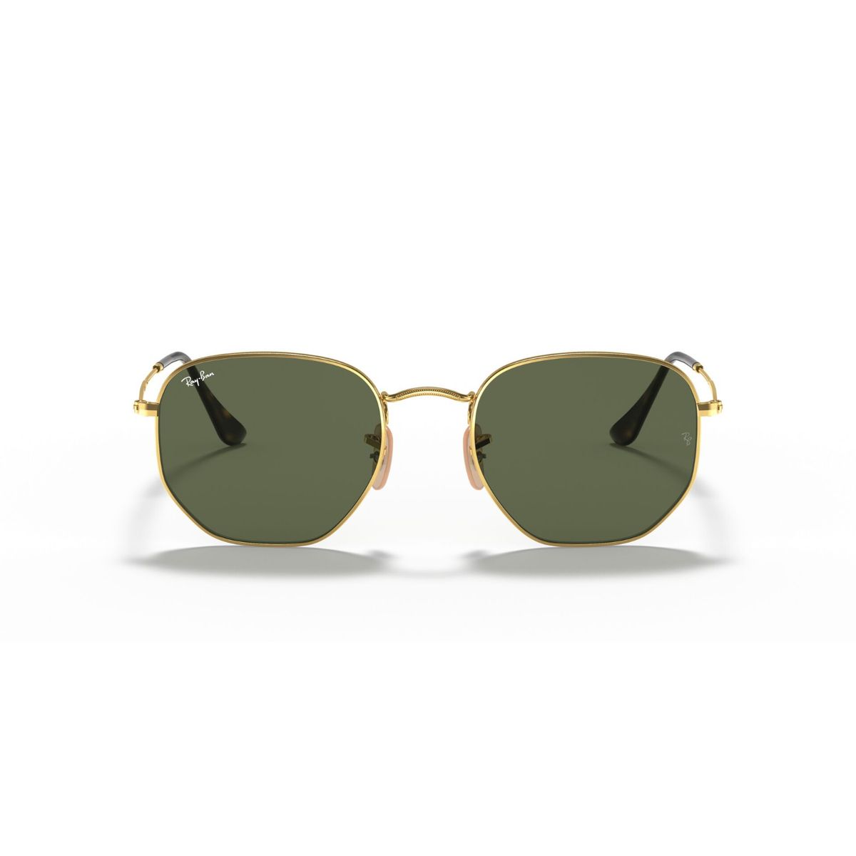 RAY BAN - Lentes de Sol Hexagonal Gold Green Ray-Ban RB3548N001