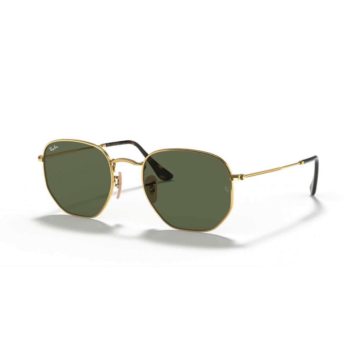RAY BAN - Lentes de Sol Hexagonal Gold Green Ray-Ban RB3548N001