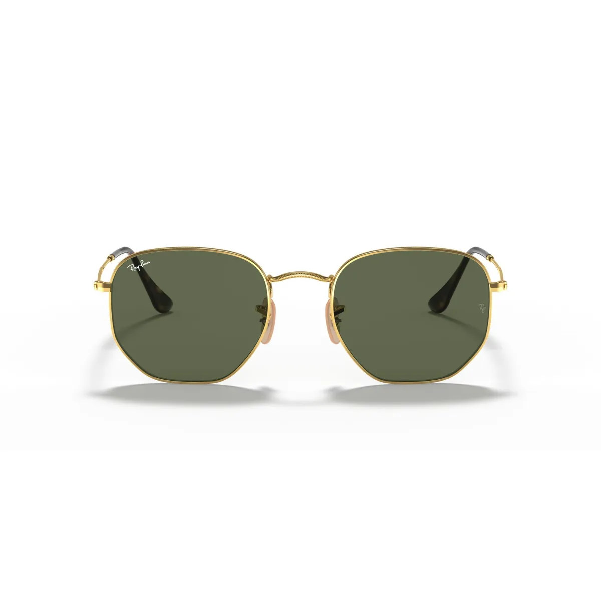 RAY BAN - Lentes de Sol Hexagonal Gold Green Ray-Ban RB3548N001