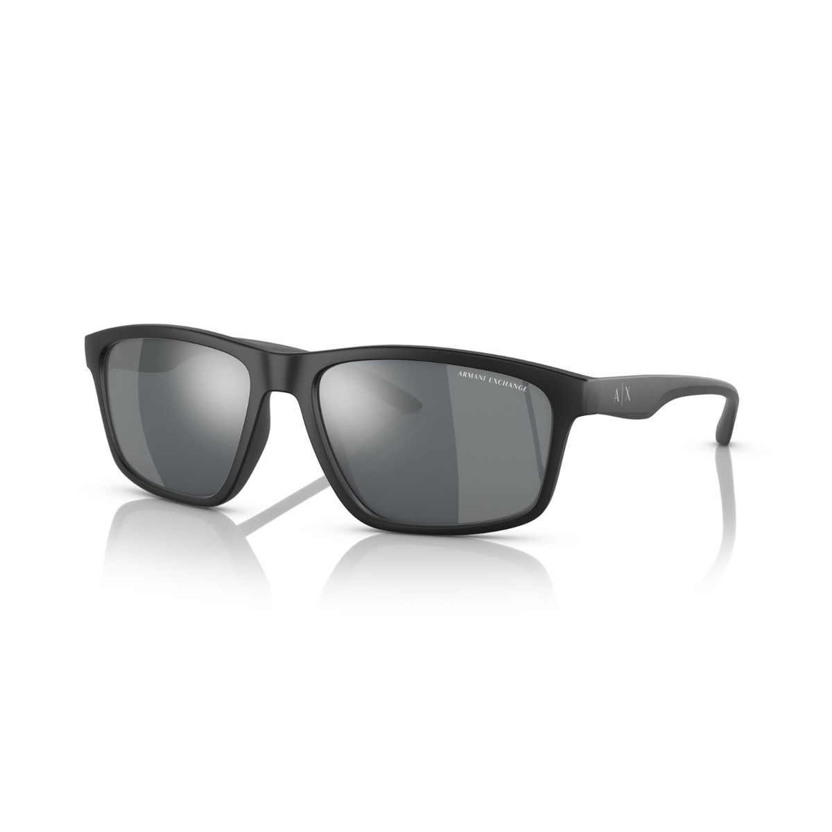 ARMANI EXCHANGE - Lentes De Sol Almohada Light Grey Mirror Black AX4122S80786G