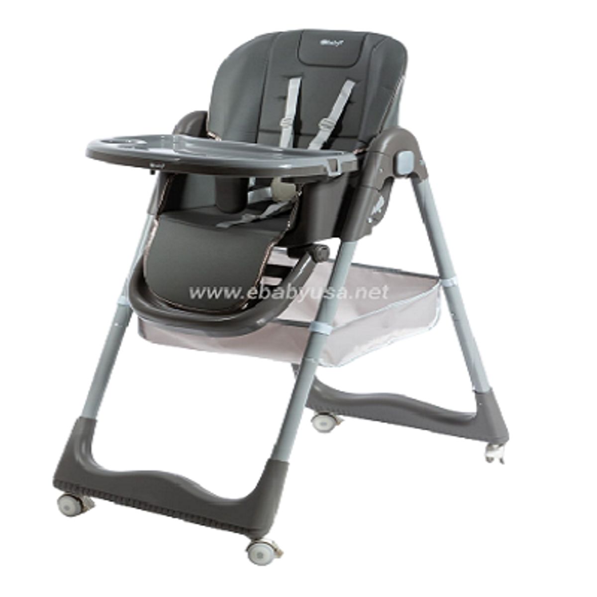 EBABY - SILLA DE COMER GRADUABLE RUDI - GRIS