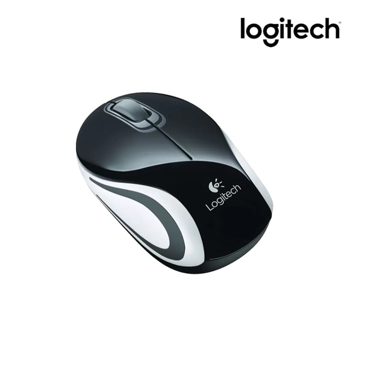 LOGITECH - Mouse Logitech M187 Mini Wireless Refresh Black