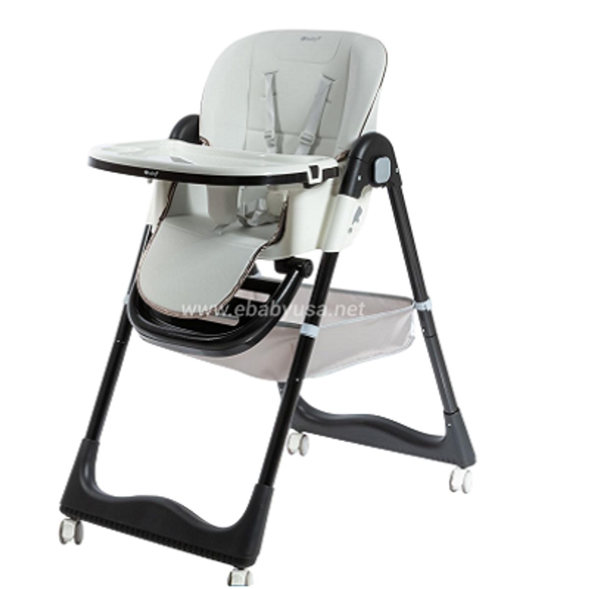 EBABY - SILLA DE COMER GRADUABLE RUDI - BLANCO