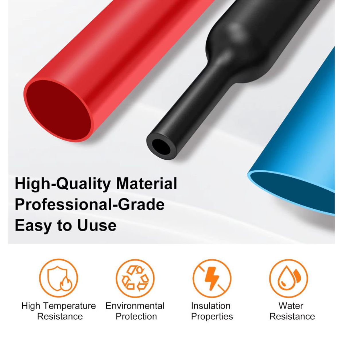 GENERICO - Tubos Termoencogibles 16 modelo + Case Transportador Aislante Ignífugo