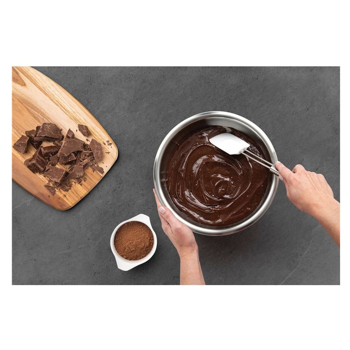 TRAMONTINA - ESPATULA TRAMONTINA DE SILICONA Y ACERO INOXIDABLE SPECIALE