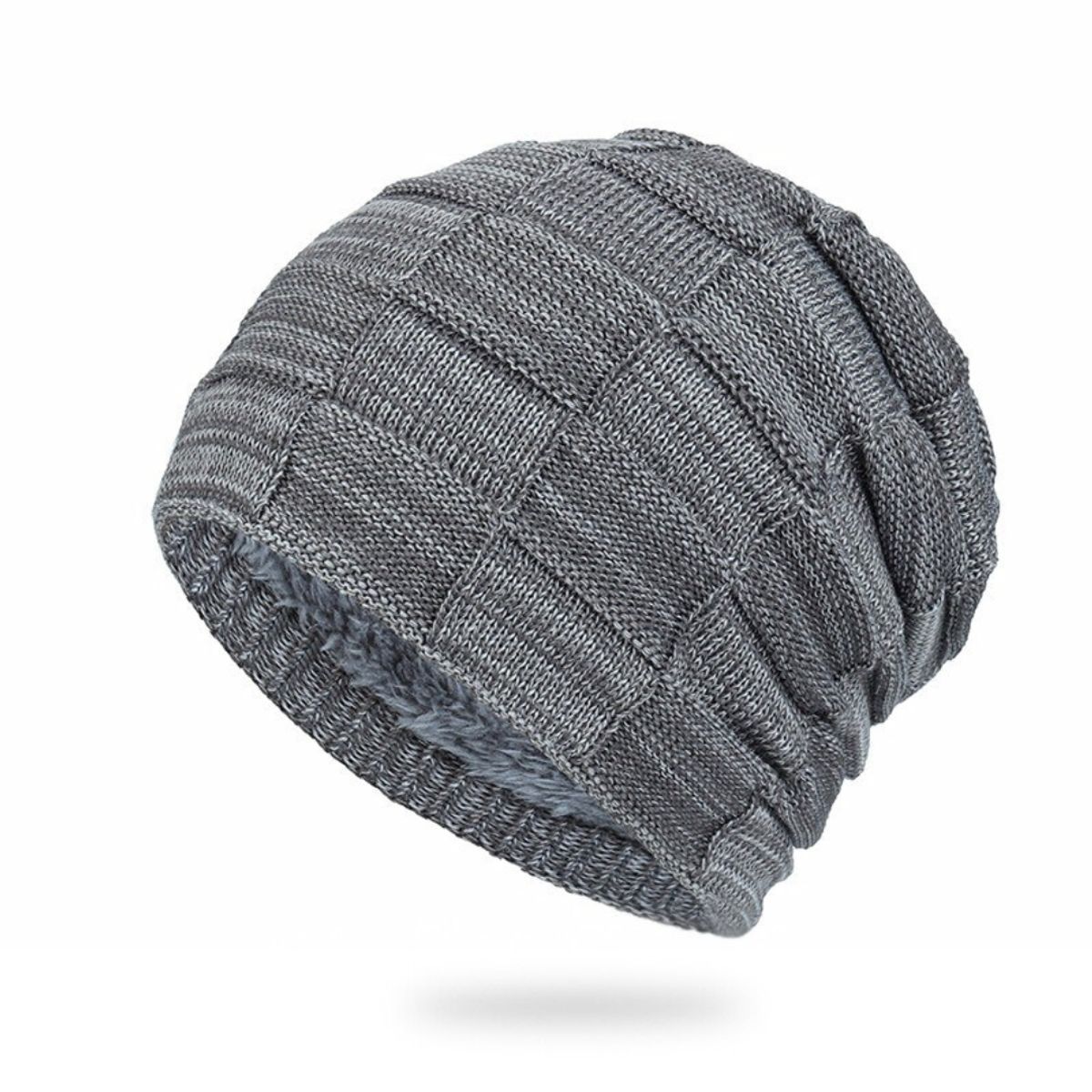 KAST PE - Beanie Denver con polar interior  Gris