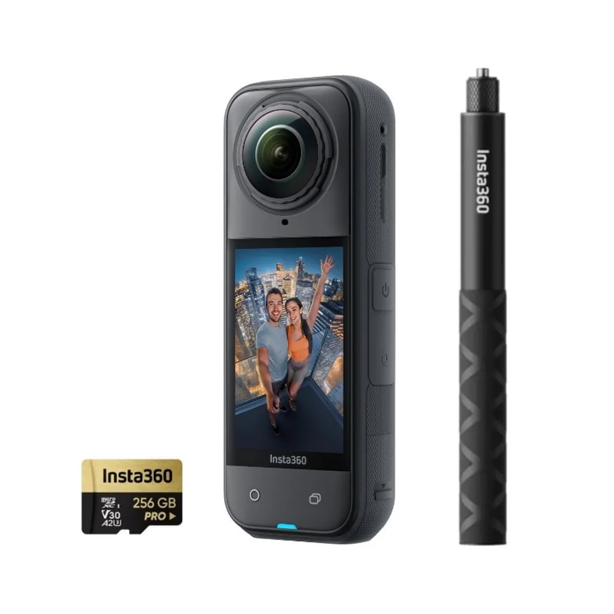 INSTA 360 - Insta360 X5 + Selfie Stick 114CM + Memoria 256GB Extreme Pro