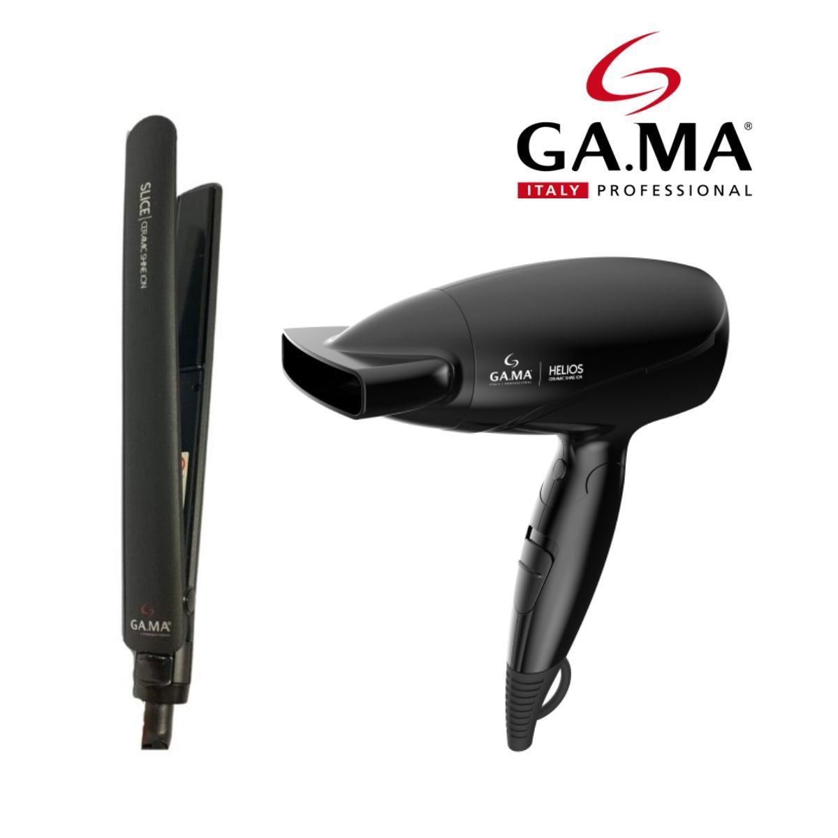 GAMA - COMBO Secadora de Cabello  + Plancha Alisadora de Cabello Gama