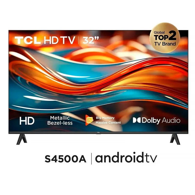TCL - Televisor TCL 32 Pulg. LED Smart Android Tv HD 32S4500A