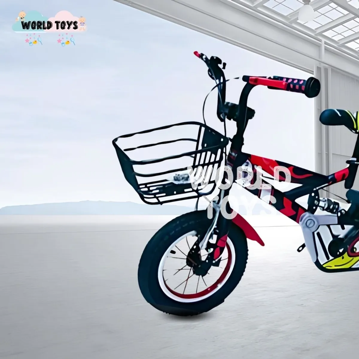 VELOX - Bicicleta con Canasta Aro 16 «FLYING II» Red