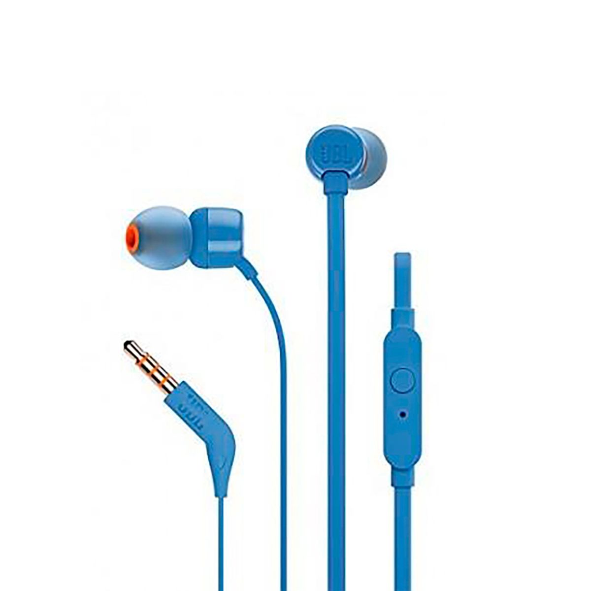 JBL - Audifonos Pure Bass Sound 3.5 mm T110 Con Micro Azul