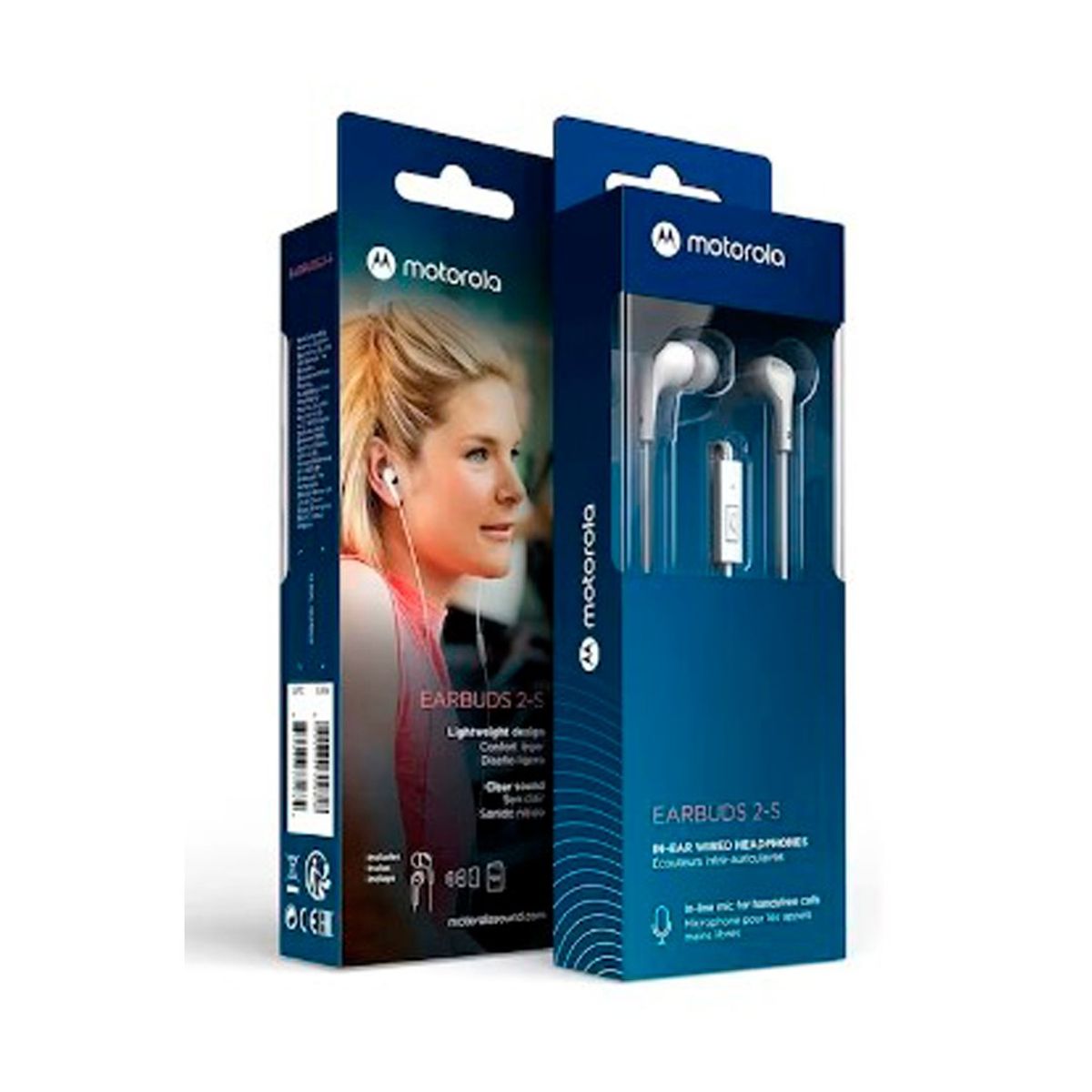 MOTOROLA - Audífonos IN EAR Wired Con Micro Earbuds 2-S  Blanco