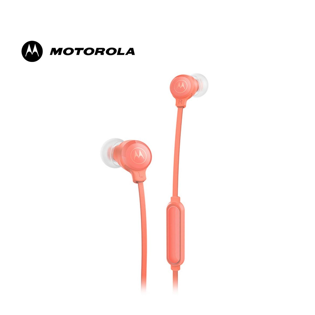 MOTOROLA - Audífonos IN EAR Wired Con Micro Earbuds 3-S - Durazno