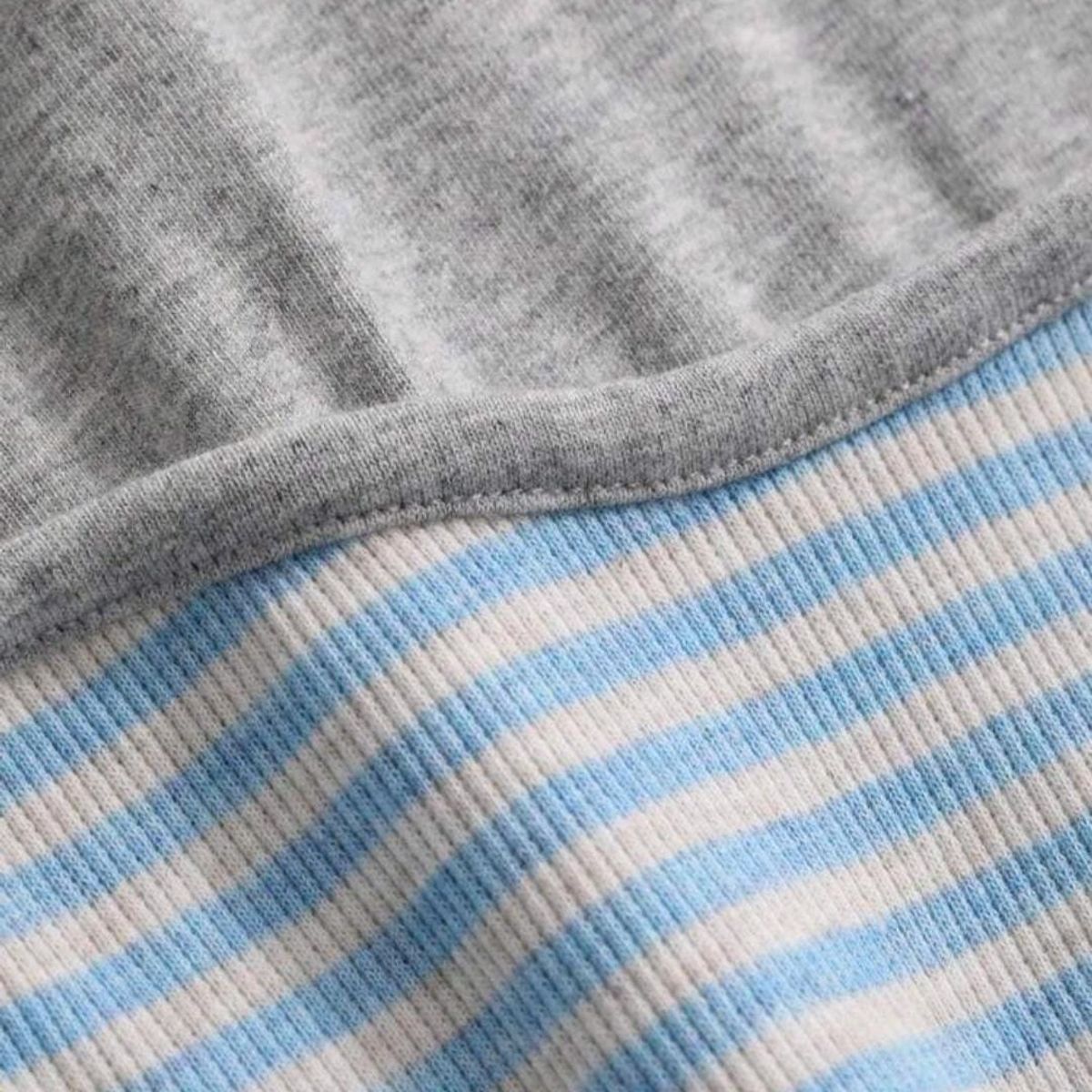 GENERICO - SHEIN Camiseta De Manga Corta Con Cuello Redondo Y Rayas