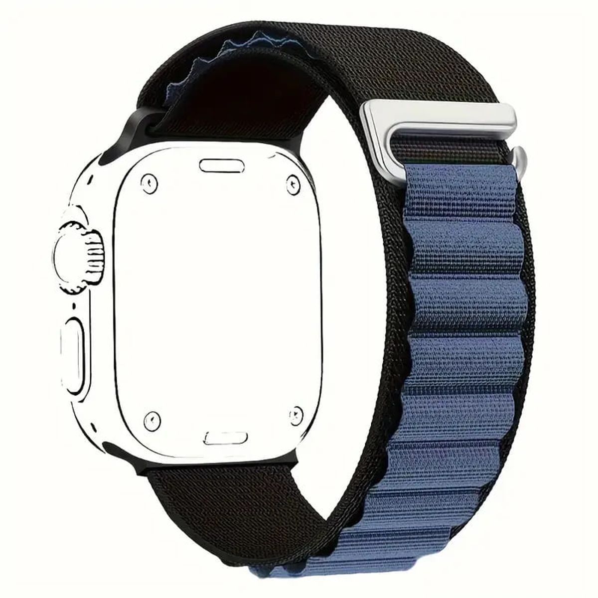 MEGIMPERU - Correa Deportiva para Apple Watch ajustable con Gancho en C