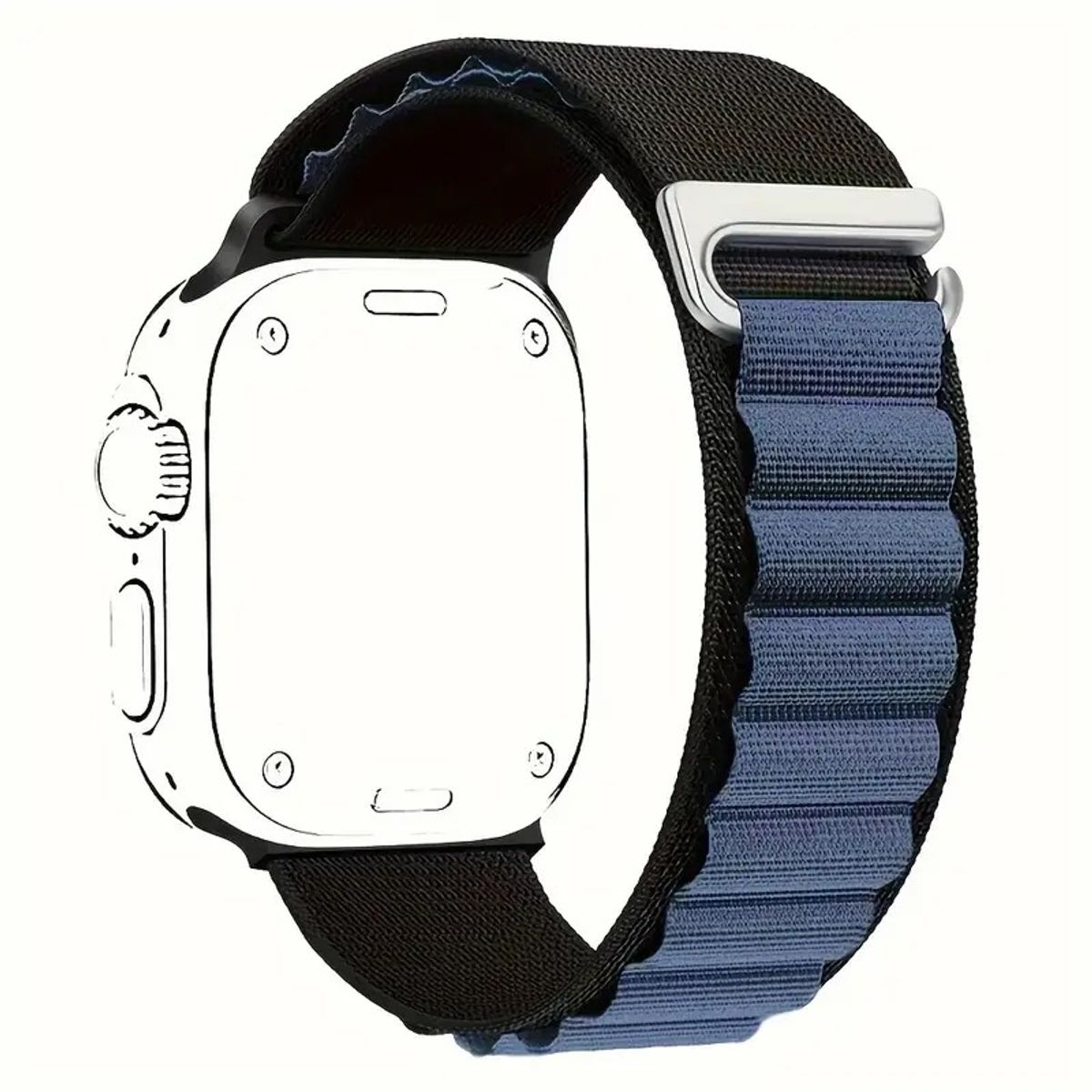 MEGIMPERU - Correa Deportiva para Apple Watch ajustable con Gancho en C