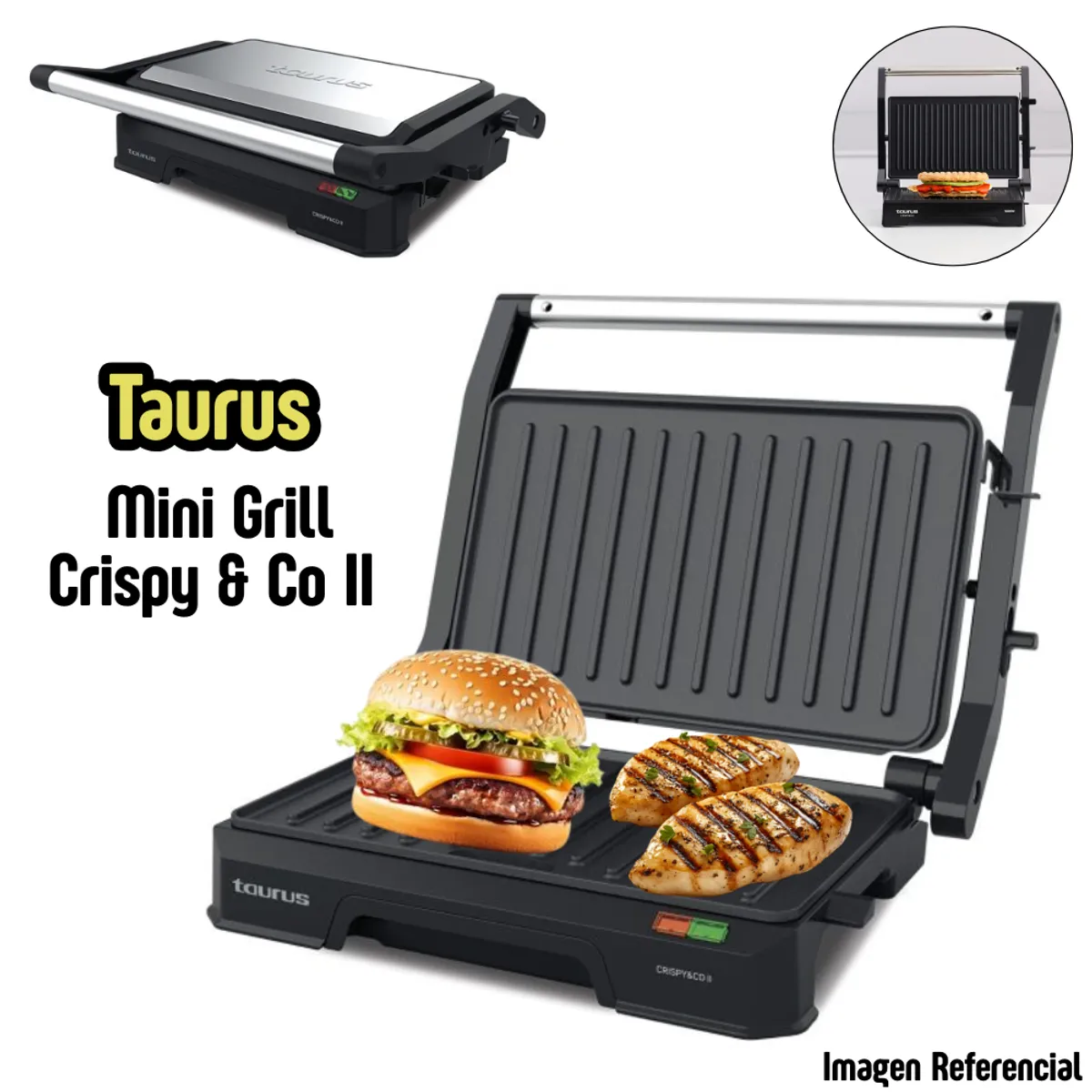 TAURUS - Mini Grill Crispy & Co II Taurus